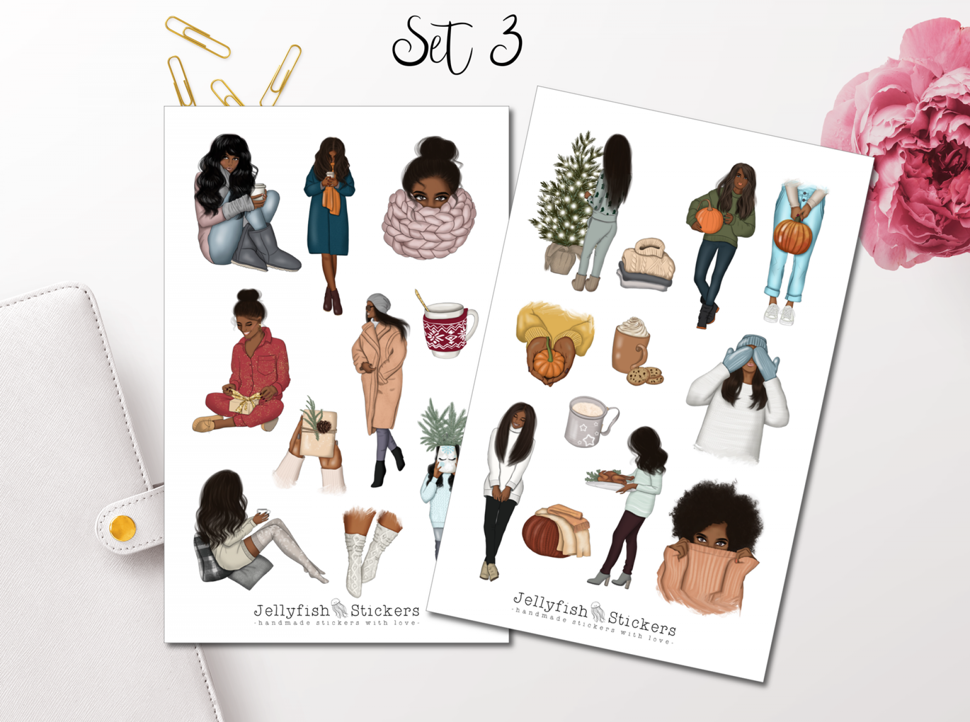 Cozy Girl Collection Sticker Set